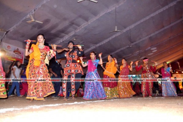 During the Raas Garba!