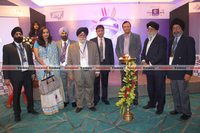 The Dignitaries after lighting the traditional Lamp