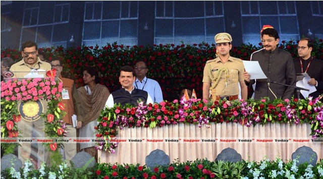 Fadnavis Sworn-in First BJP CM Of Maharashtra At A Glittering Ceremony ...