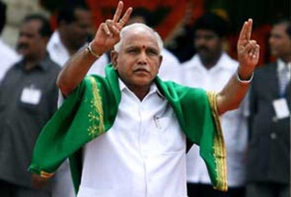 Yeddyurappa Takes Oath As Karnataka CM