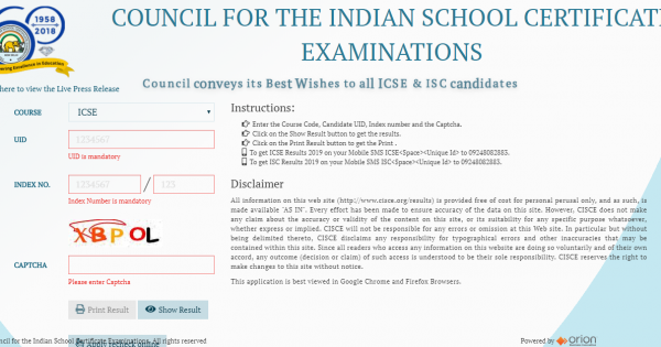 ICSE, ISC results declared