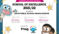 DPS MIHAN honoured with prestigious ‘Climate Action Project School of Excellence’ award