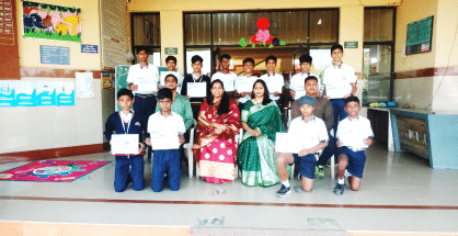 G H RaisoniVidyaniketan ( CBSE) bagged 3 rd prize in Ankit Memorial Football Tournament