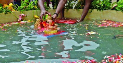 NMC sets up 350 artificial tanks for Ganesh idol visarjan in Nagpur