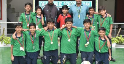 DPS MIHAN students emerge champions in U-12 Futsal tournament