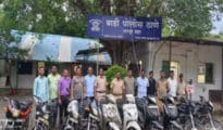 Wadi cops bust four-member gang of vehicle lifters, 10 stolen bikes seized