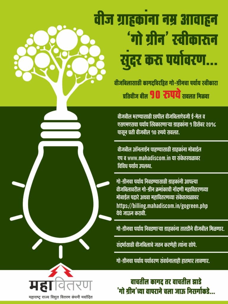 MSEDCL’s Go-Green initiative a hit among Nagpur consumers