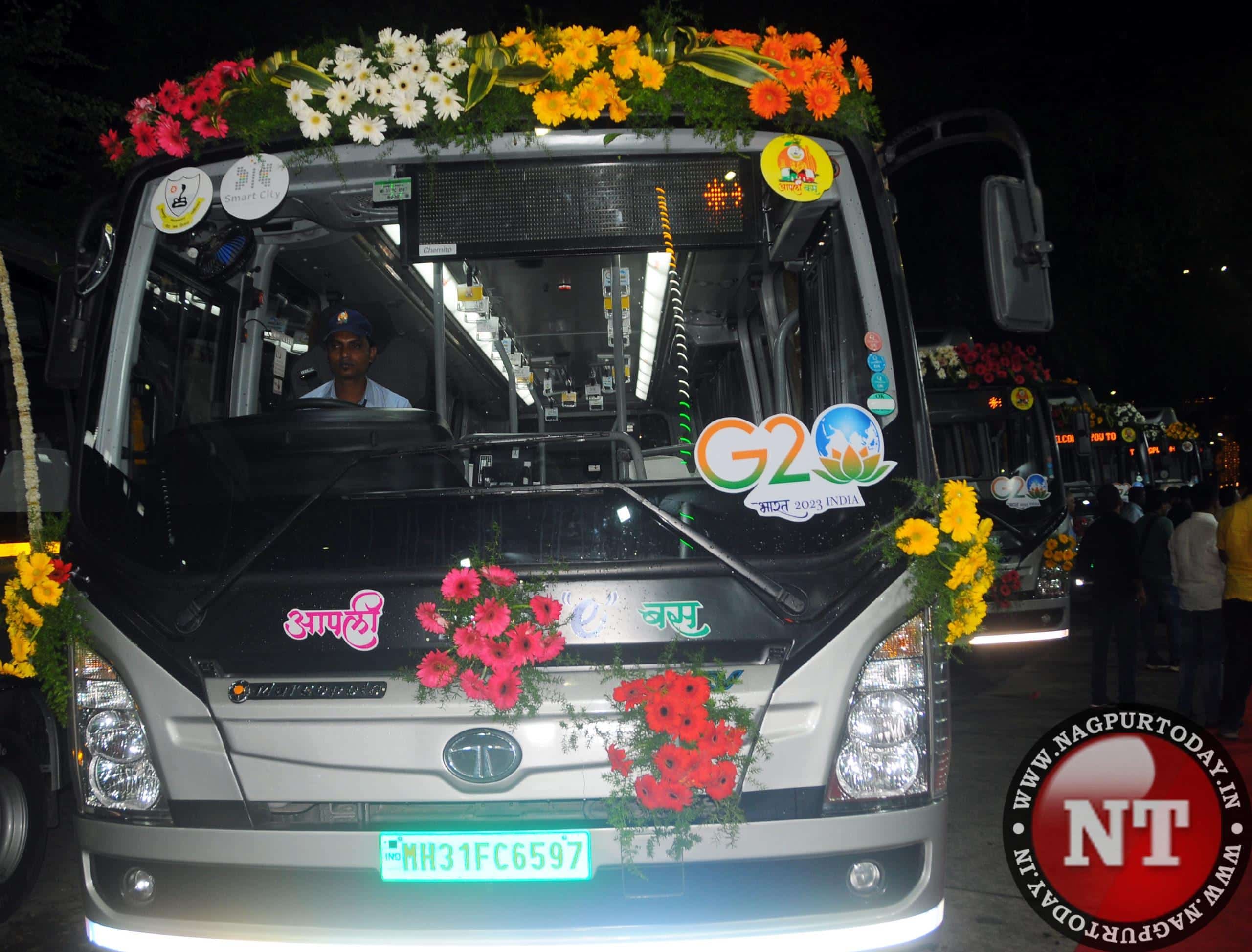 NMC inducts first lot of 200 electric buses in Aapli Bus fleet