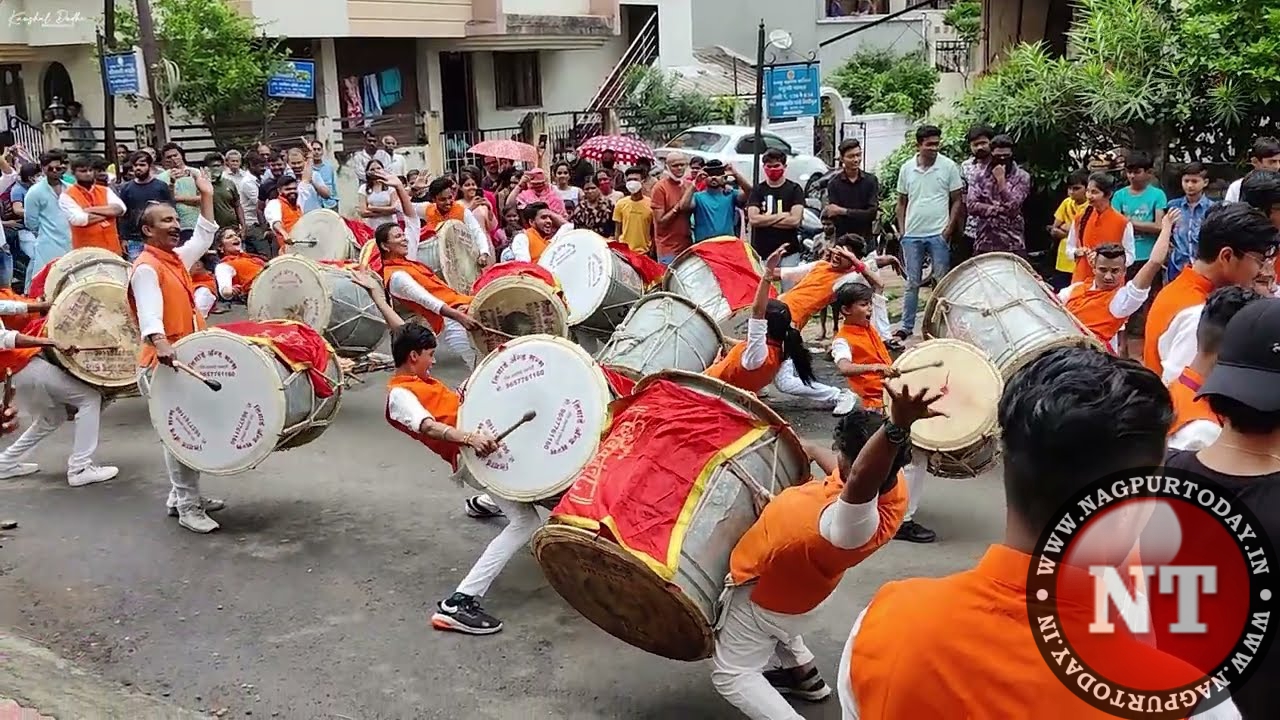 Drum Beats Nagpurs Shiv Garjana Dhol Tasha Pathak To Enthral Ayodhya