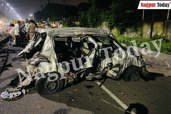 Major Car Accident on Koradi Road Near Panjara Village: Two Dead