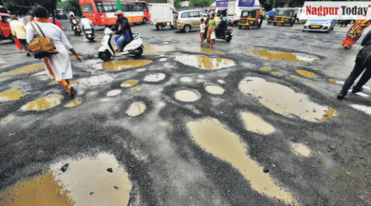 poor roads in Nagpur