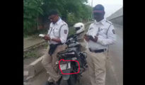 Nagpur Traffic Police Caught with Covered License Plates, Extorting Citizens