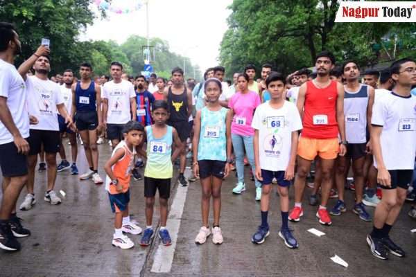 Nagpur’s “Swachhata Marathon” Enthralls Citizens Despite Rain