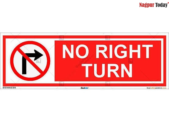 Nagpur Trials No Right Turn on Wardha Road to Ease Traffic