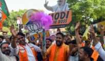 BJP scores surprisBktX�ick in Haryana; NC-Cong wrest J-K