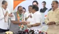 Anis Ahmed Returns to Congress in Presence of Ramesh Chennithala