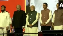 Maharashtra: Fadnavis, Shinde, Pawar take oath