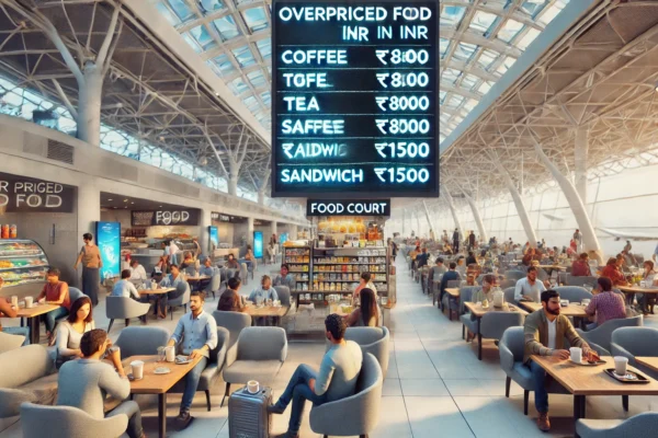 Survey Highlights Passenger Frustration Over Overpriced Food at Indian Airports