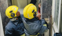 Two men stuck in lift rescued by firefighters in Nagpur’s Kushinagar