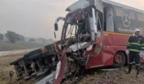 Driver killed as Nagpur-bound luxury bus rams truck on Samruddhi Mahamarg