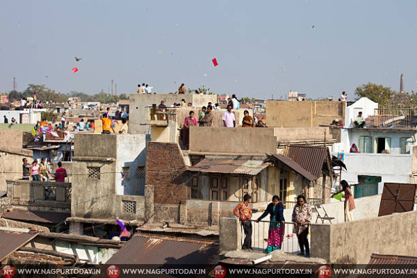 Nagpur skies buzz with kite battles as ‘O Paar’ ‘O Kaat’ cry fills air!!