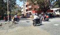 Hazardous dust, traffic chaos plague incomplete Pratap Nagar cement road in Nagpur