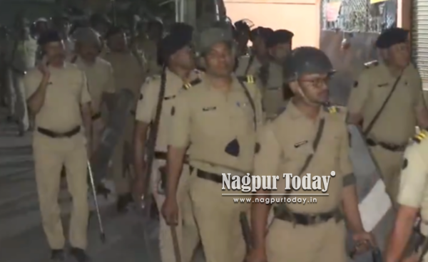 Police Conduct Flag March in Violence-Hit Nagpur to Restore Confidence