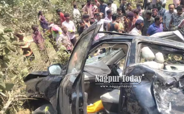 Young Man Killed, Sister Injured as Car Falls Off Flyover in Butibori, Nagpur